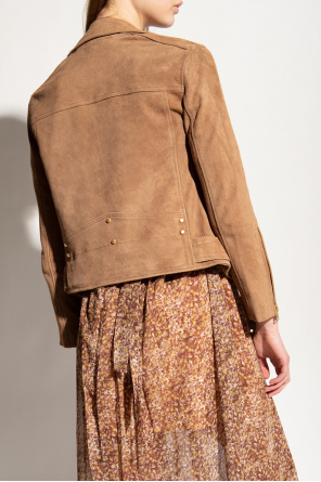 AllSaints ‘Luna’ suede Whistles jacket