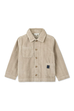 Corduroy shirt with pocket