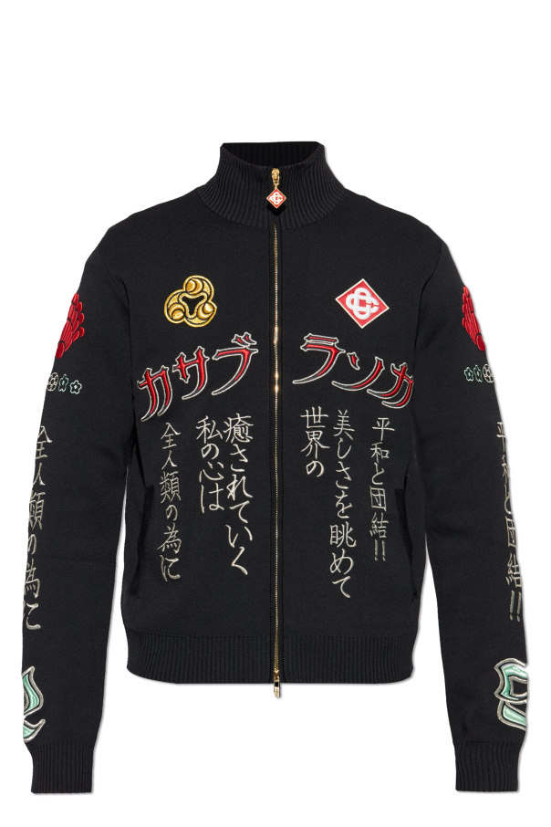 Sweatshirt with embroidered pattern od Casablanca