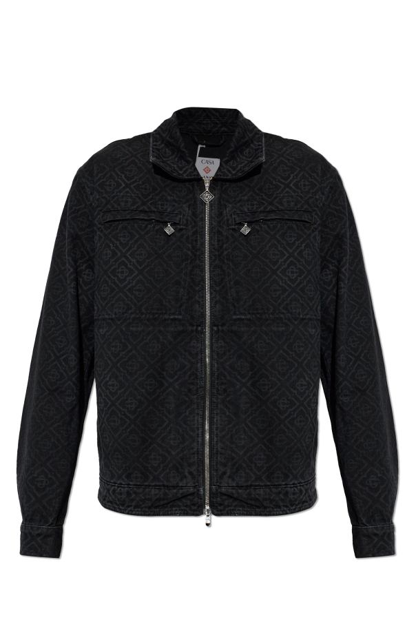 Denim jacket with monogram od Casablanca