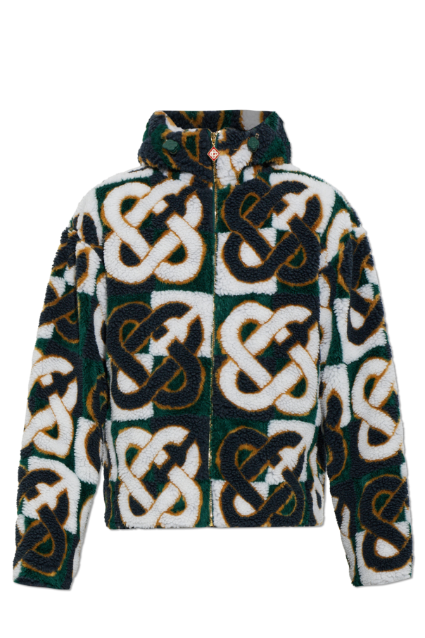 Casablanca Fleece jacket with hood