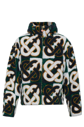 Fleece jacket with hood od Casablanca