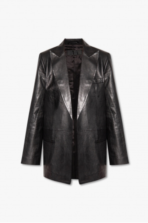 Leather blazer od Helmut Lang