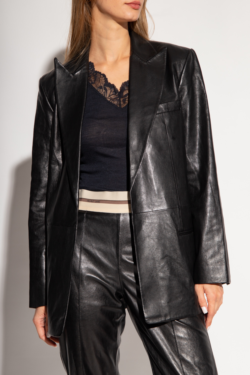 Helmut Lang Leather blazer