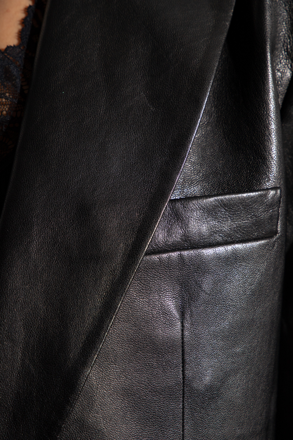 Helmut Lang Leather blazer