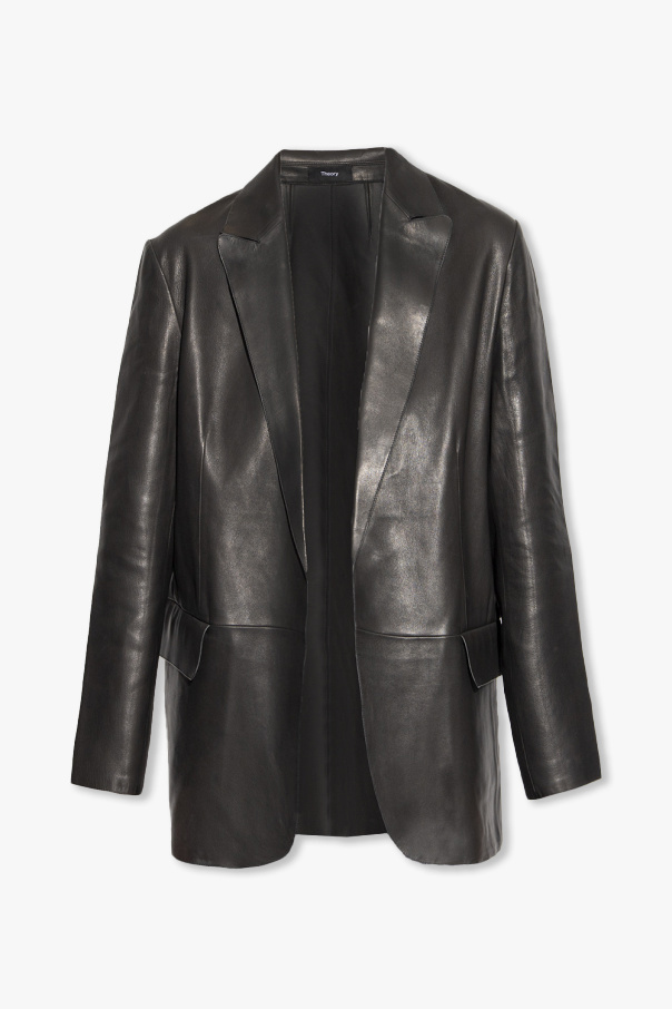 Theory Leather blazer