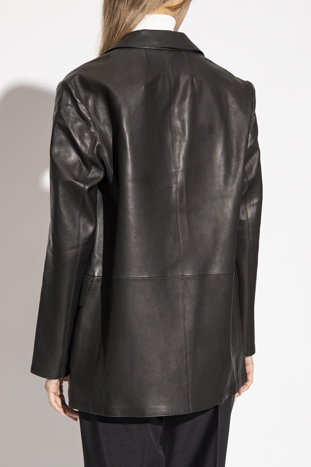 Theory Leather blazer