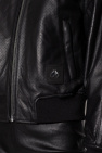 Moose Knuckles Leather bomber jacket