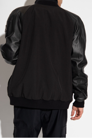 Moose Knuckles monogram-pattern padded sleeveless fabricated jacket Black