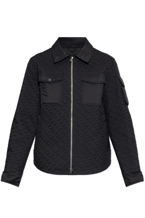Chaqueta acolchada con parche