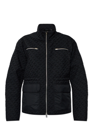 Insulated jacket with patch