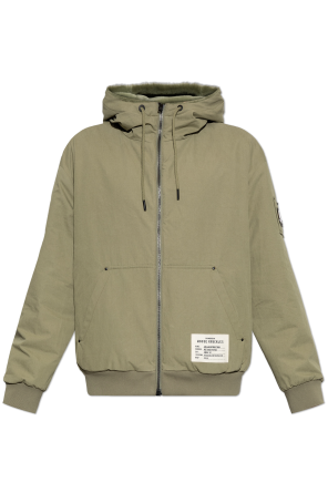 Reversible hooded jacket