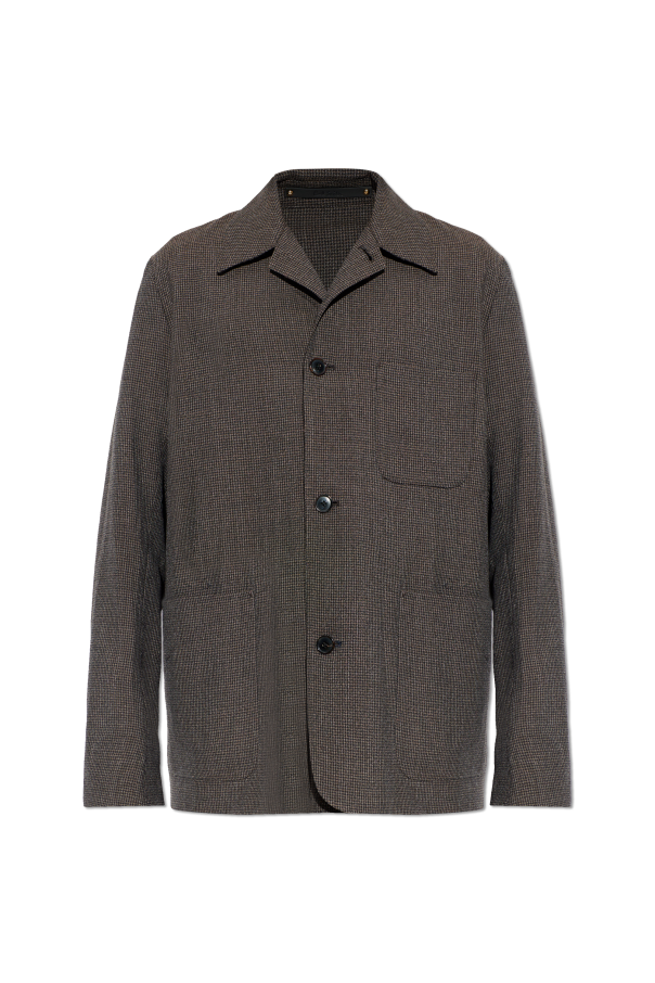 Wool blazer with check pattern od Paul Smith