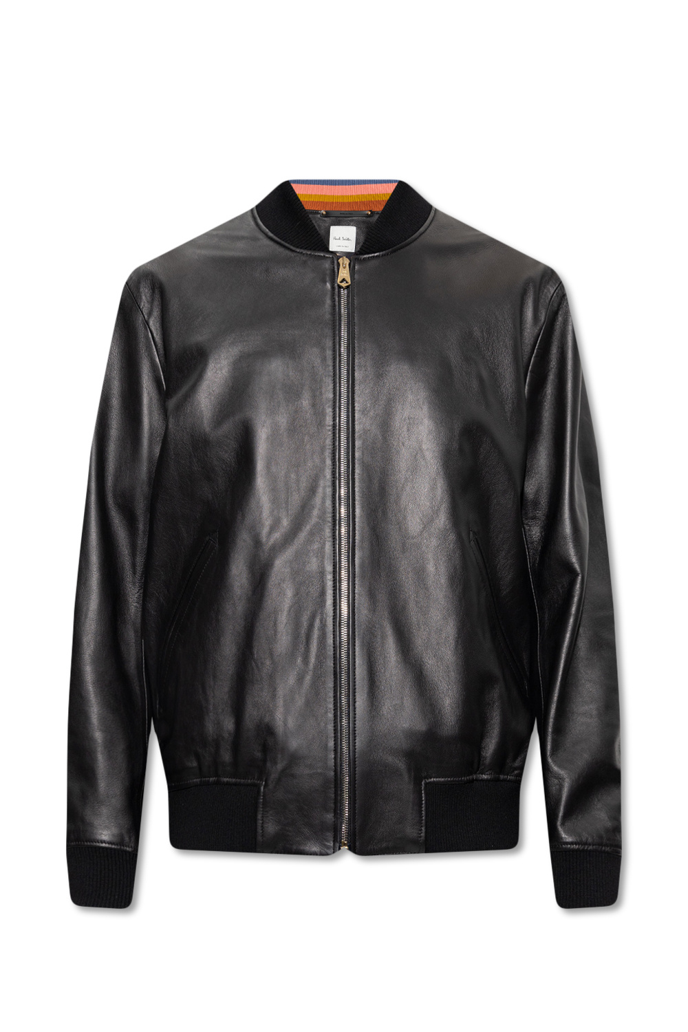 Paul Smith Leather bomber jacket | Men's Clothing | Vitkac