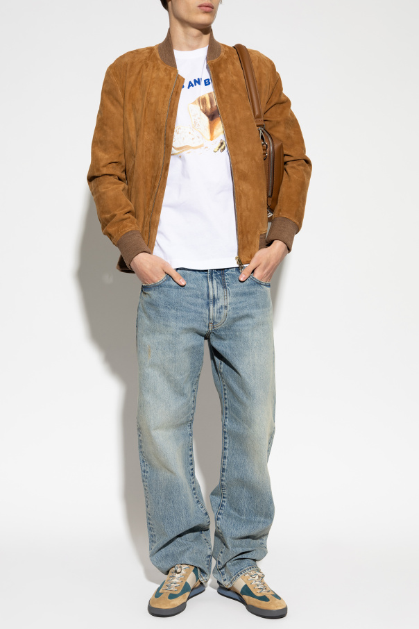 Paul Smith Chaqueta bomber de ante