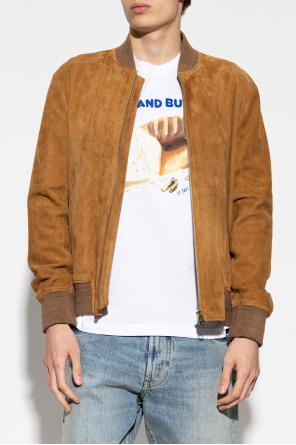 Paul Smith Chaqueta bomber de ante