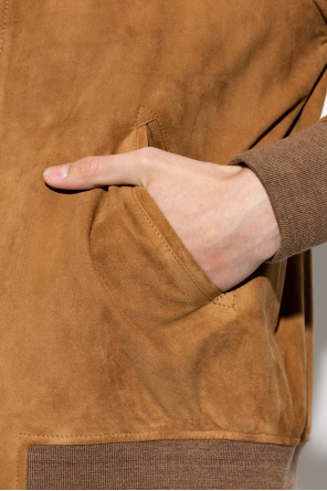 Paul Smith Chaqueta bomber de ante