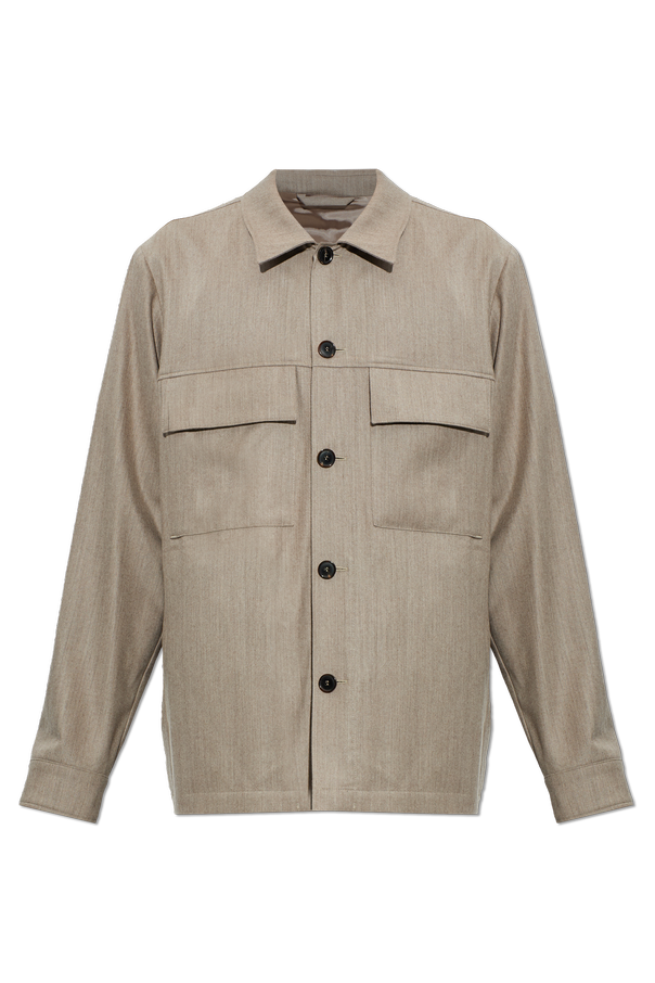 Wool shirt with pockets od Paul Smith