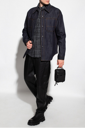 Samsøe Samsøe BLACK Leather trousers