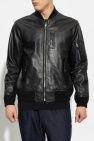 PS Paul Smith BLACK Leather bomber jacket