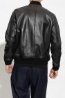 PS Paul Smith BLACK Leather bomber jacket
