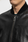 PS Paul Smith BLACK Leather bomber jacket