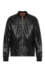 PS Paul Smith Leather bomber jacket