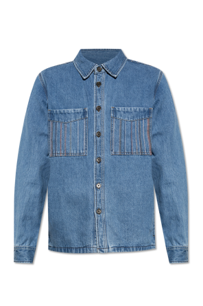 Denim jacket with pockets