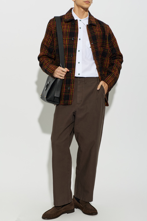 PS Paul Smith Tartan wool overshirt