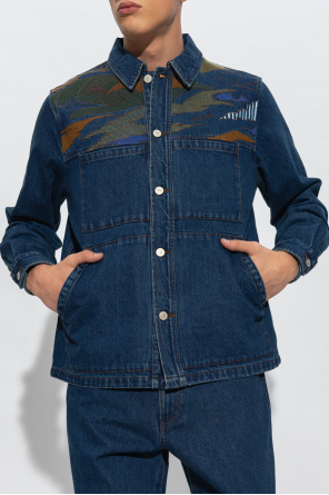 PS Paul Smith Embroidered denim jacket