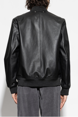 PS Paul Smith Leather 'bomber' jacket