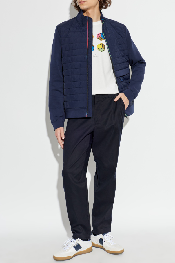 PS Paul Smith Sweatshirt mit gestepptem Vorderteil