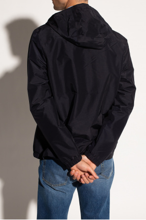 Tuxedo Nylon Bomber Jacket Hooded jacket