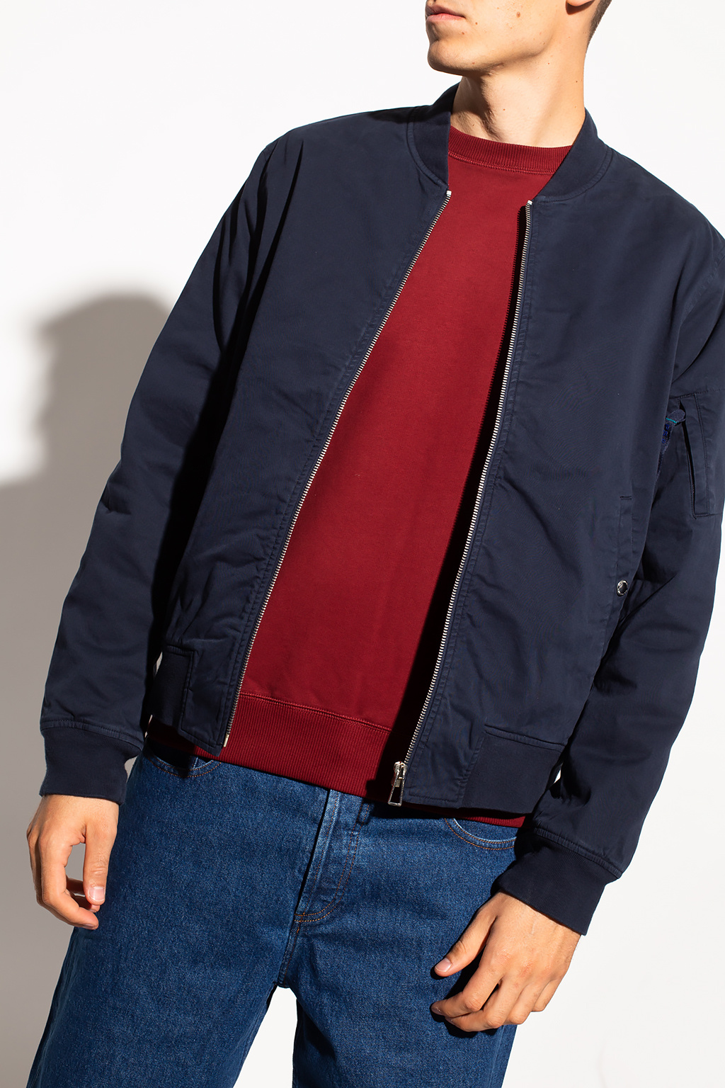 ecoalf hooded spelarlogga jacket Bomber spelarlogga jacket