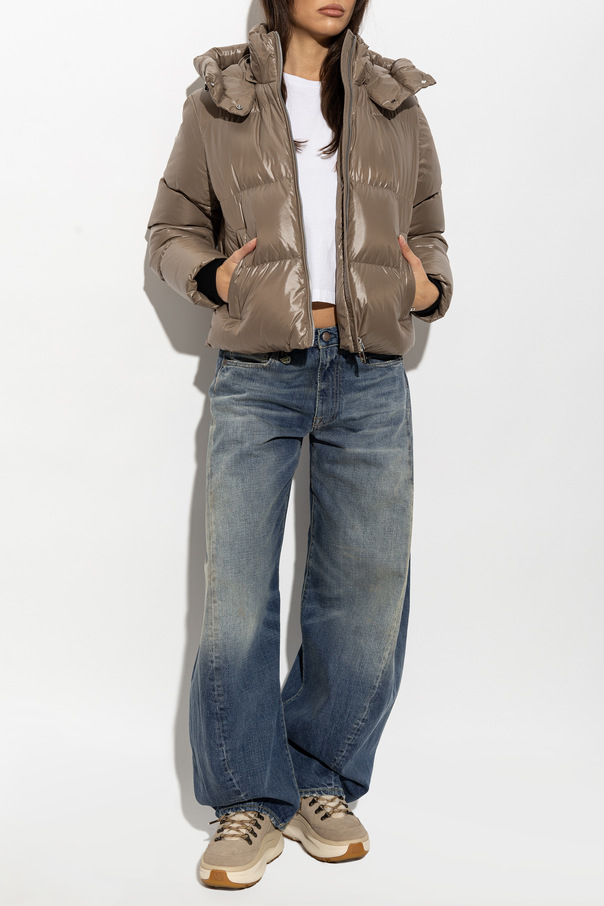 Moose Knuckles Detachable-hooded down jacket