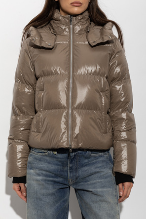 Moose Knuckles Detachable-hooded down jacket