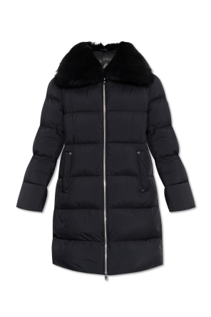 Abrigo largo de plumas ‘belle dune’ od Moose Knuckles