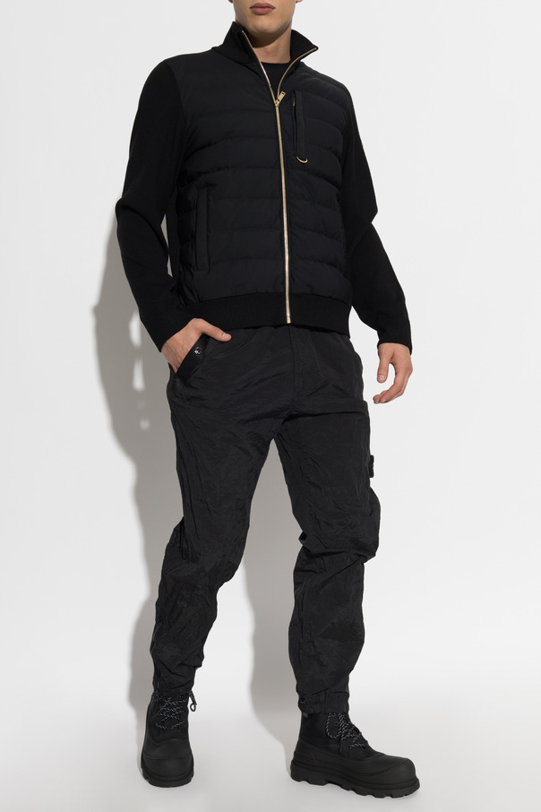 Moose Knuckles Quilted-Front Cardigan by Moose Knuckles