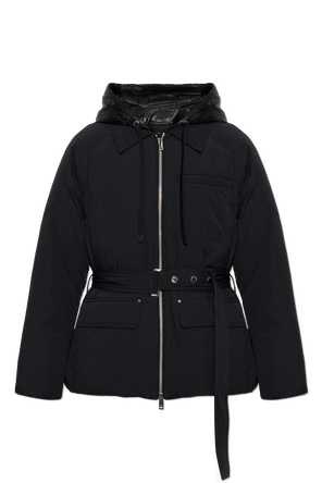 Quilted jacket with hood