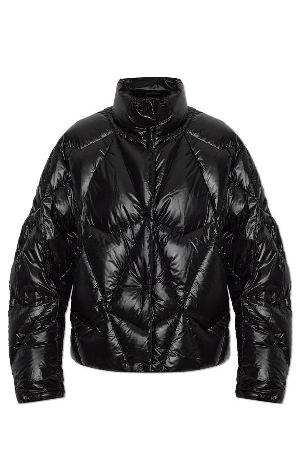Quilted jacket with patch od Moose Knuckles