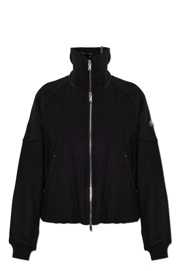 Wool jacket with patch od Moose Knuckles