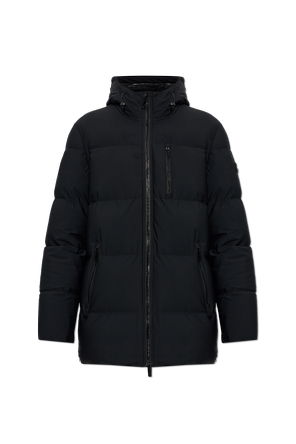 Hooded down jacket