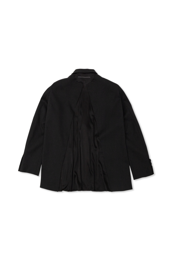 MM6 Maison Margiela Kids Americana con solapas abiertas