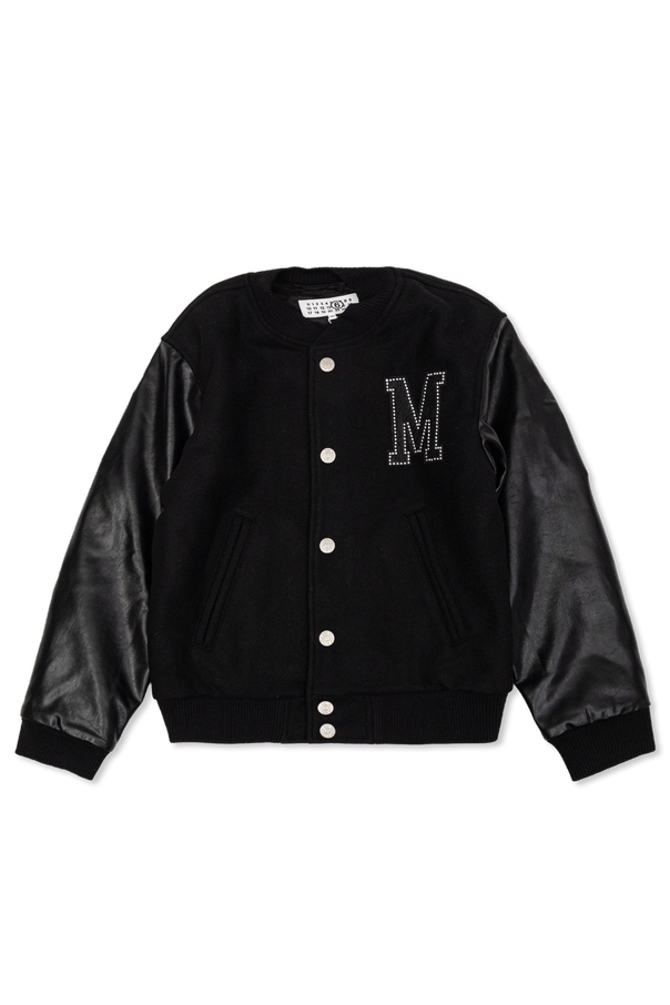 Jacket with patch od MM6 Maison Margiela Kids
