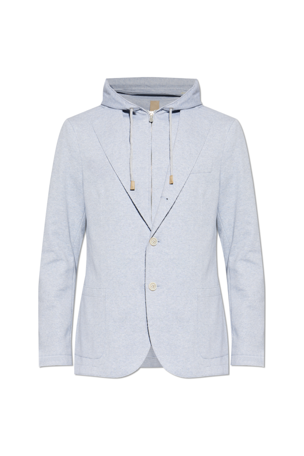 Jacket with detachable hood od Eleventy