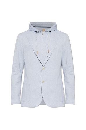 Chaqueta con capucha desmontable