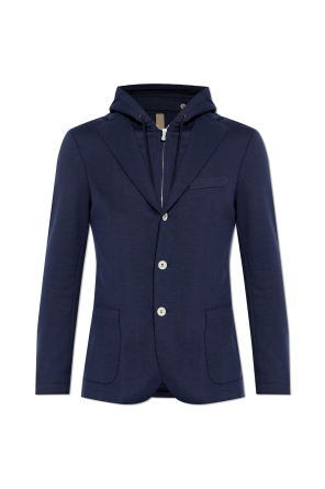 Jacket with a detachable hood