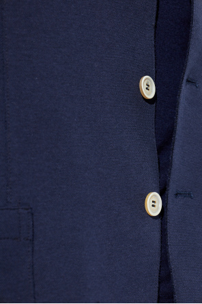 Eleventy Jacket with stand-up collar