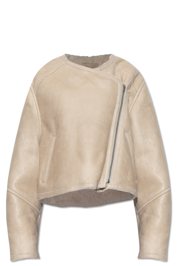 Beige ‘Ostya’ shearling jacket Isabel Marant - Vitkac GB