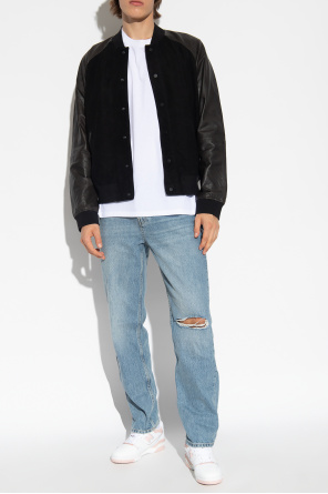 ‘maura’ leather jacket od AllSaints